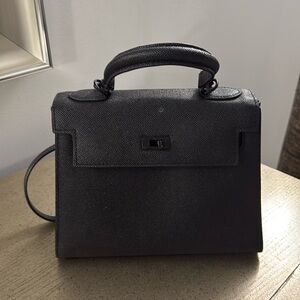 a house of hello birkin Kelly black shoulder bag